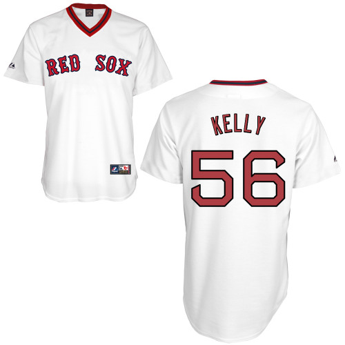 Joe Kelly #56 Youth Baseball Jersey-Boston Red Sox Authentic Home Alumni Association MLB Jersey